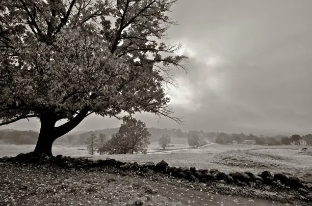 Photo of Cemetery Hill, American Civil War Battlefield, Gettysburg, Pennsylvania USA