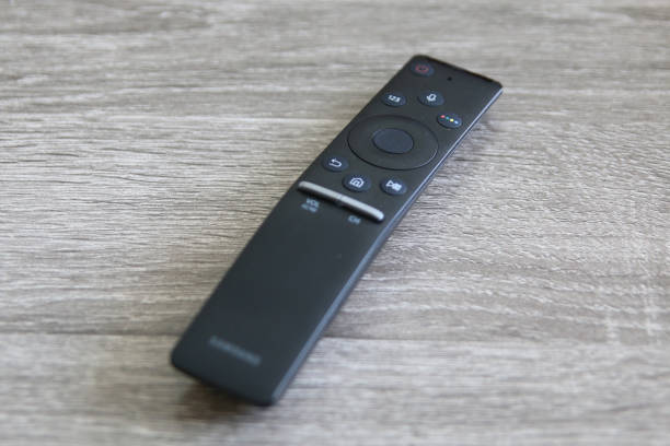istock Miami, USA - July 2018: samsung smart tv remote 1012014138