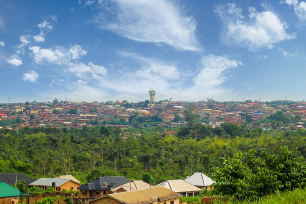 Benin city A Beautiful landscape view of Ikpoba Hill in Benin city, Edo state, Nigeria. West Africa lagos nigeria stock pictures, royalty-free photos & images