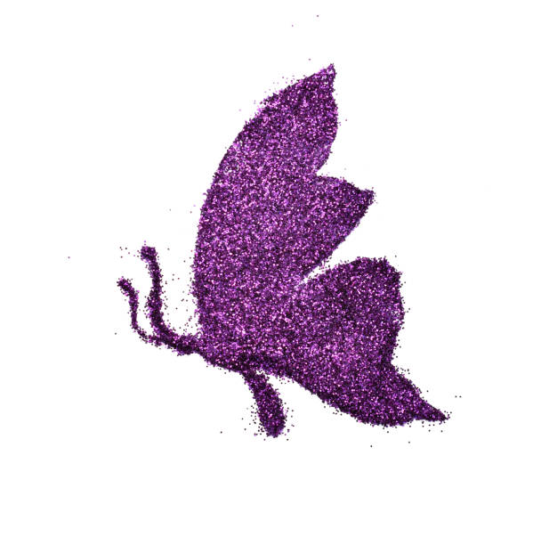 istock Butterfly made of realistic glitter dust 1012036524