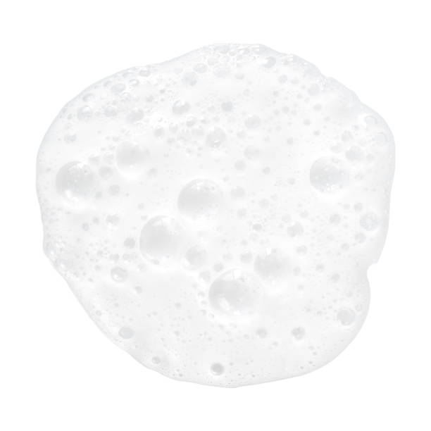 white foam bubbles texture white foam bubbles texture isolated on white background foam material photos stock pictures, royalty-free photos & images