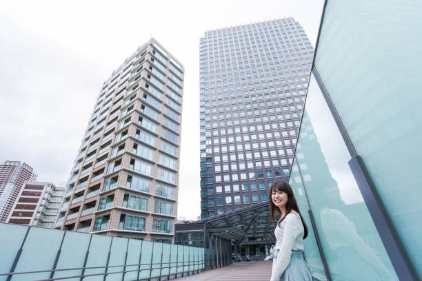istock Businesswoman working in urban 1012052038