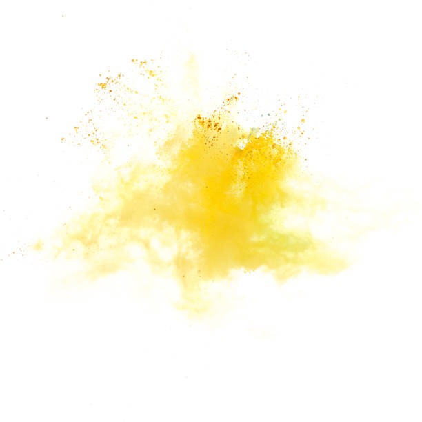 istock Colorful powders on white  background 1012083394