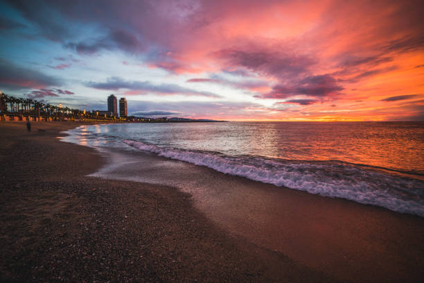 istock Barceloneta at sunrise, Catalonia, Spain 1012090506