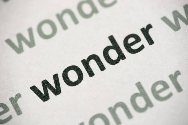 istock word wonder printed on paper macro 1012091650