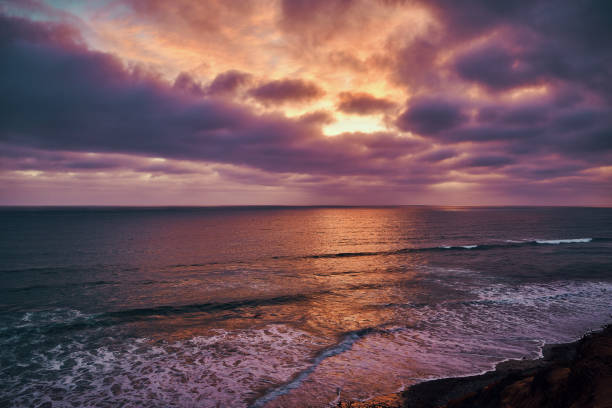 istock Carlsbad Cliffs Sunset on California Beach 1012103024