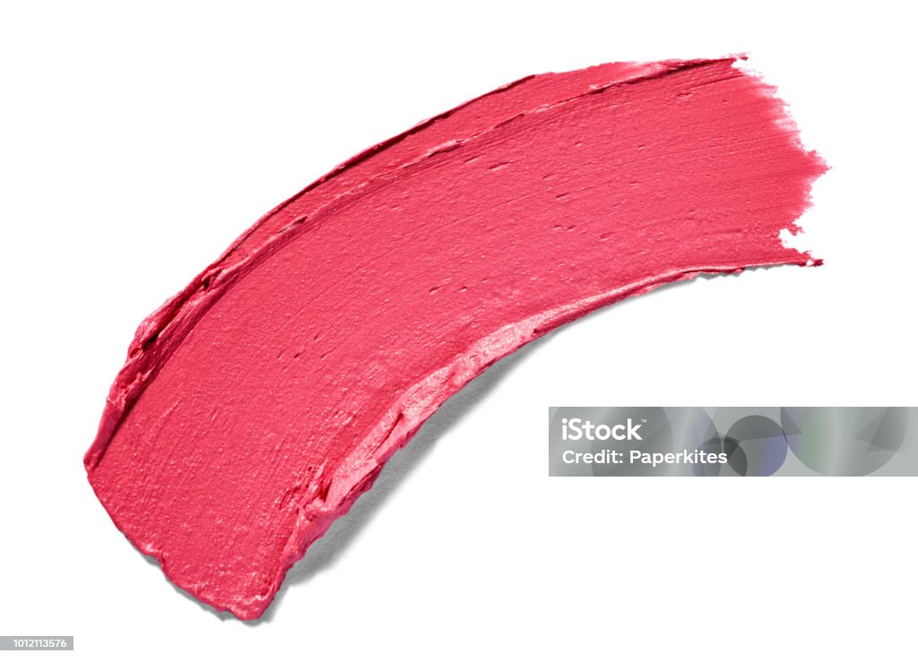 lipstick paint color makeup beauty sample collection of various lipstick paint on white background. each one is shot separately Hitting Stock Photo
