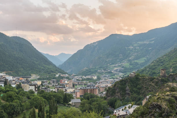 istock Cityscape at Encamp in Andorra 1012117846