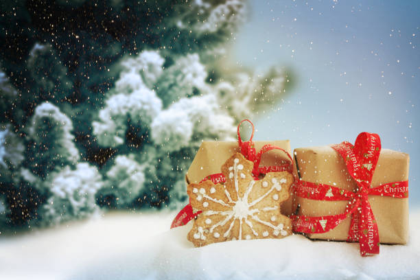 istock Two Christmas gifts 1012120714