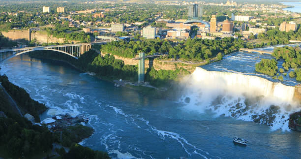 istock Aerial Rainbow Bridge and American Falls 1012138116