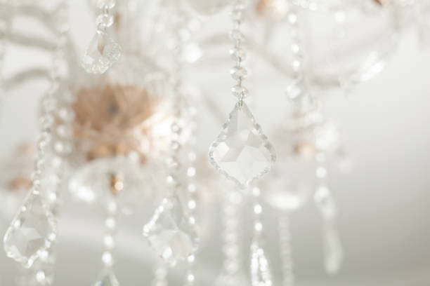 istock Chrystal chandelier close-up. Glamour background 1012144836