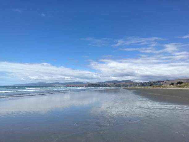 istock Beach Christchurch, NZ 1012145940
