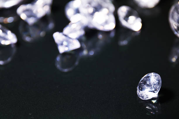 istock Luxury background with diamond. Wedding glamour style. 1012150782