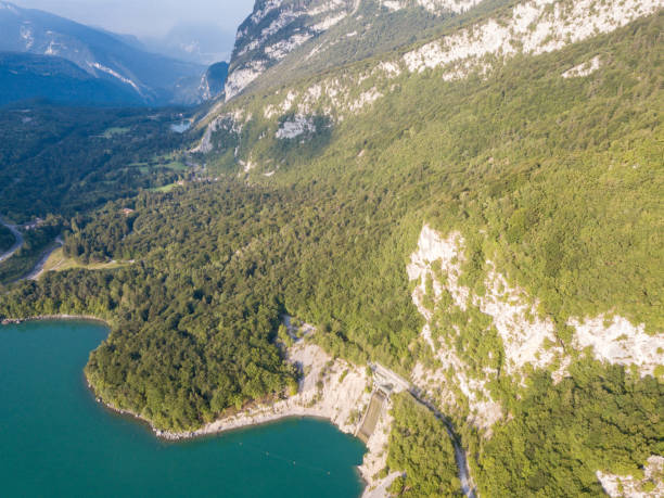 istock View of lake Molveno in the Dolomites 1012154806