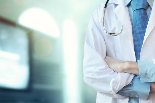 istock Doctor with a stethoscope in the hands 1012158106