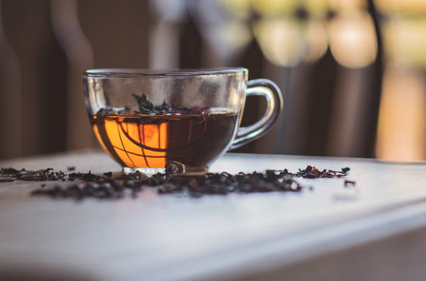 茶碗クローブ - 紅茶 ストックフォトと画像