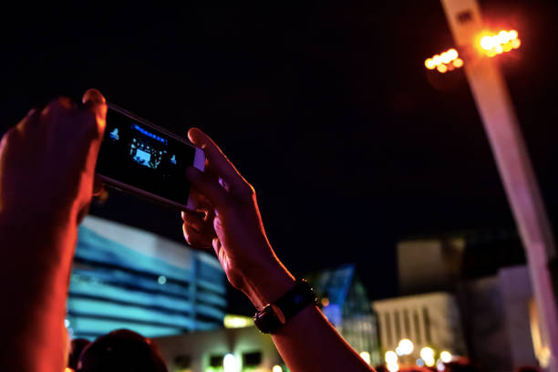 istock Outdoor rock show 1012173070