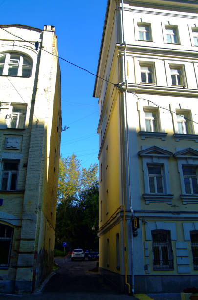 istock old brick house in Moscow in summer 1012192834