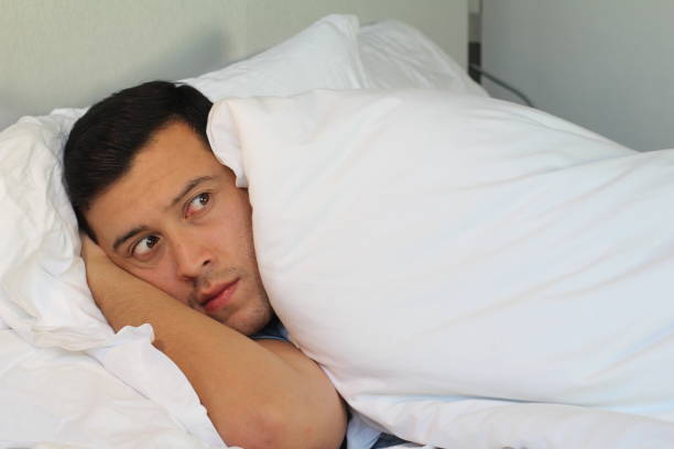 Man with insomnia
