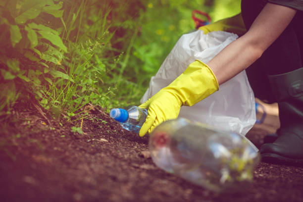 istock Volunteer collects plastic bottles outdoors 1012202896