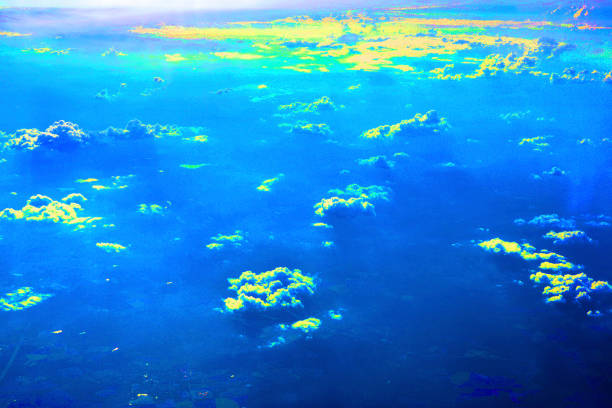 Above the clouds for background