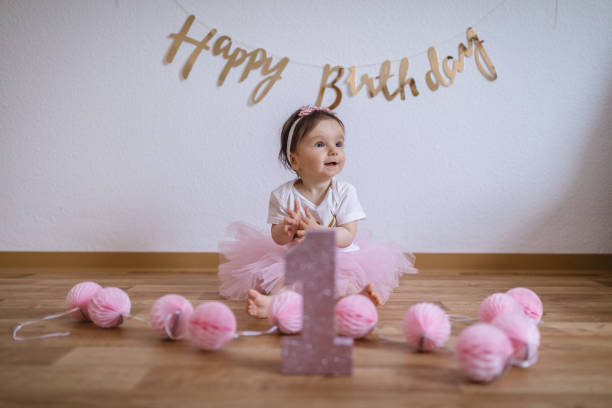 istock Cheerful smiling child celebrating a birthday 1012225118