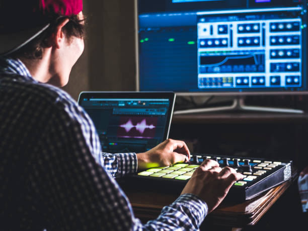 istock young male sound engineer working in professional music studio with modern equipment recording new track 1012245994