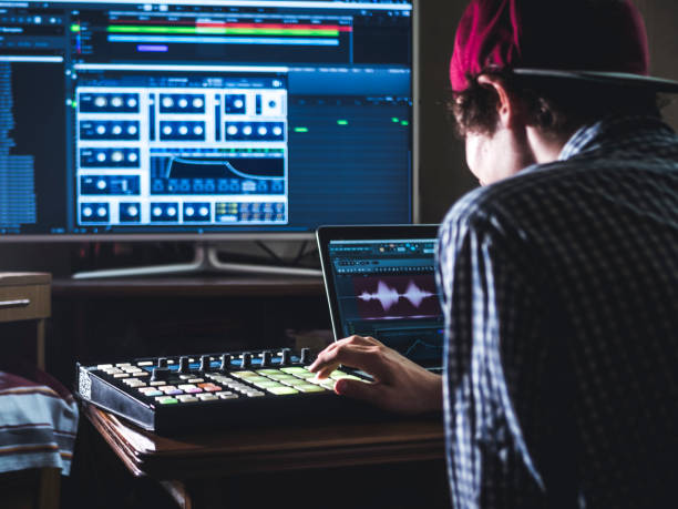 istock young male sound engineer working in professional music studio with modern equipment recording new track 1012246000