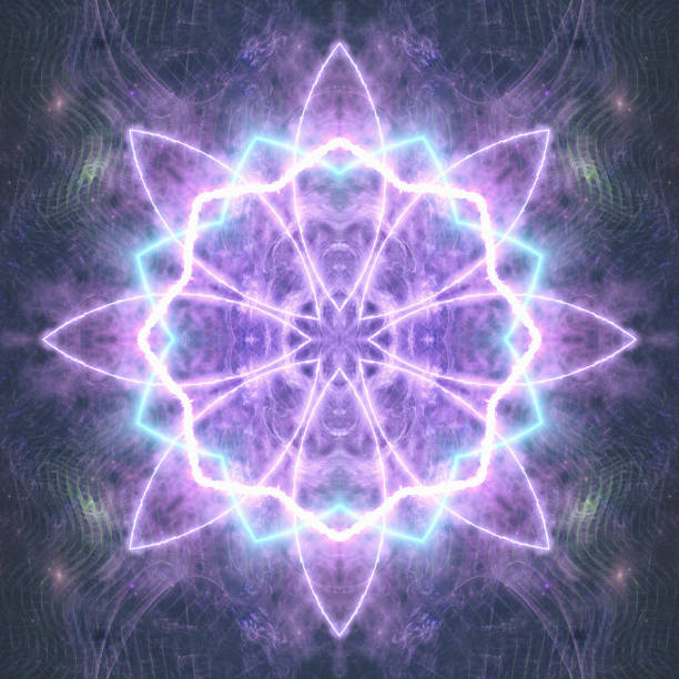 istock Psychedelic Music Album Cover Art 1012273138