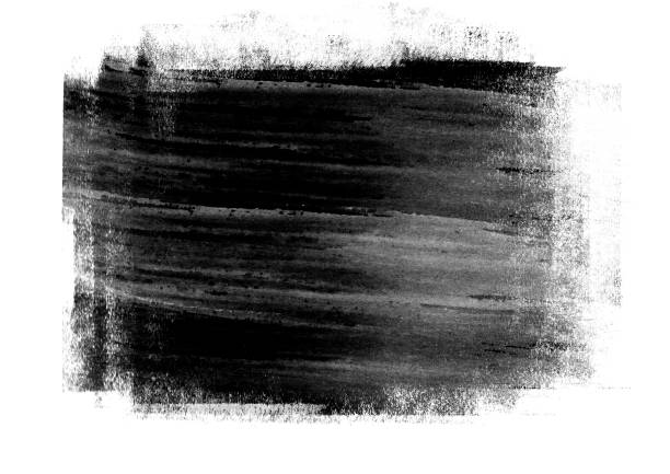 istock Black color graphic patches graphic brush strokes design effect element for background 1012281386