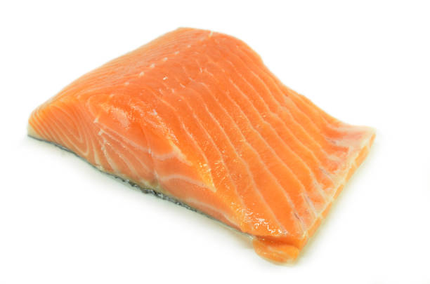 istock Fresh salmon fillet isolated 1012309018
