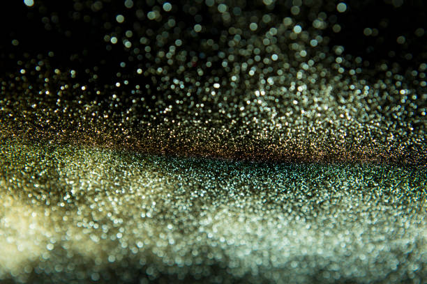 Glitter vintage lights background. Abstract blur background.