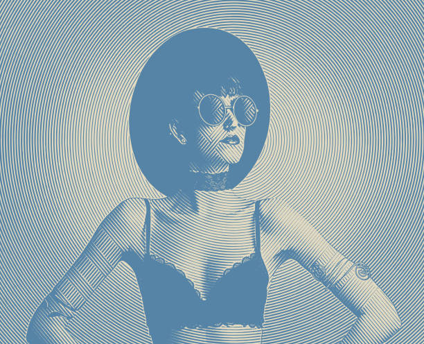 istock Young hipster woman with arms akimbo 1012337392