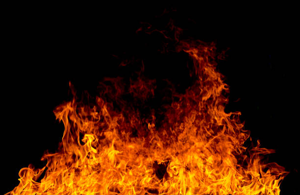 istock Massive wall of flames and fire 1012341866