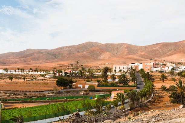 The village of Antigua in the center of Fuerteventura