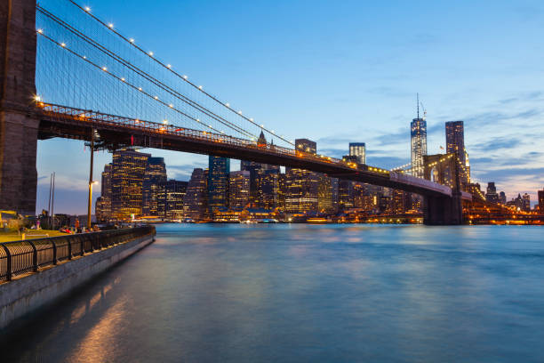 istock Brooklyn Bridge in New York At Night 1012360332