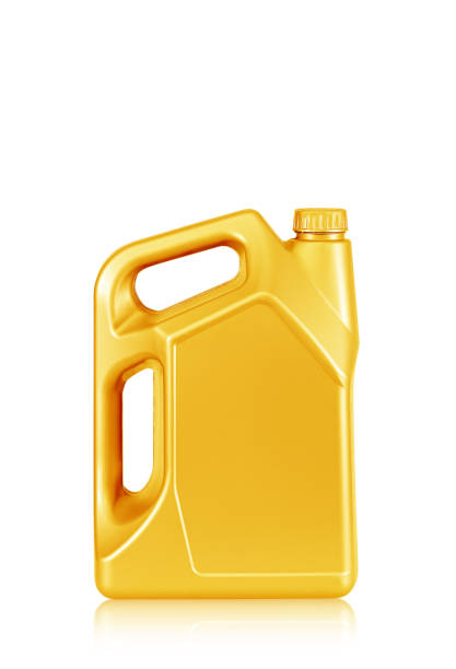 istock Engine oil canister  isolated on white background. 1012363712