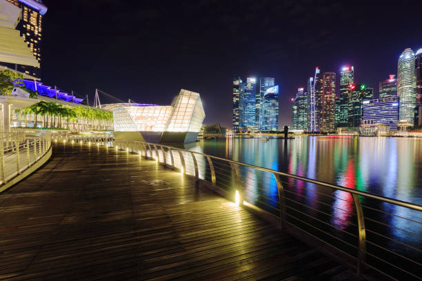 istock marina bay front at night, singapore 1012381608
