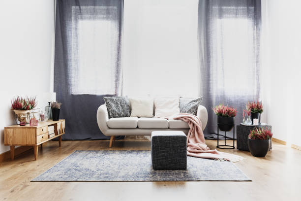istock Front view of living room 1012408164