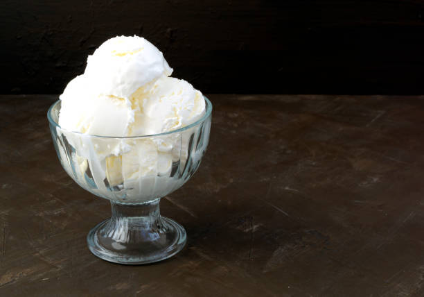 istock Ice cream balls in a glass vase. 1012411260