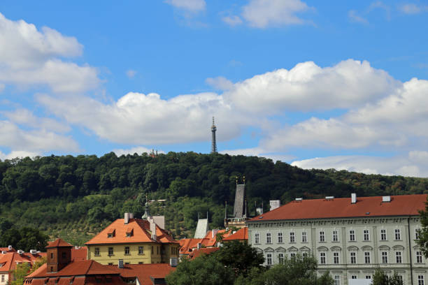 istock Petrin Eiffel Tower  in Prague in Czech republic 1012411488