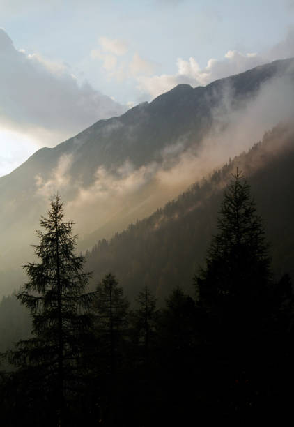 istock Dramatic sky over the mountains in the Alps 1012430830