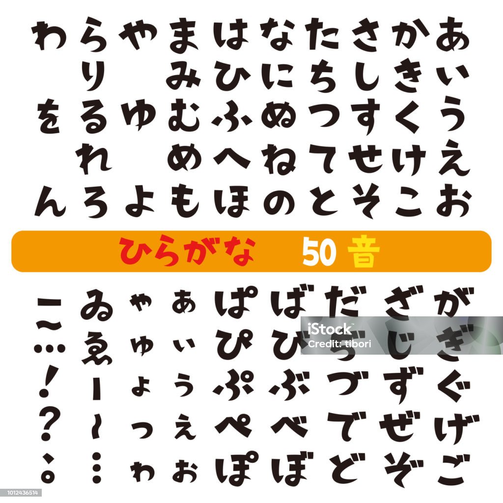 แบบอักษรฮิระงะนะภาษาญี่ปุ่น ภาพประกอบสต็อก - ดาวน์โหลดรูปภาพตอนนี้ -  ตัวอักษรภาษาญี่ปุ่น, เนื้อหา - เครื่องหมายที่ใช้ในภาพฉาย, ภาษาญี่ปุ่น - ภาษา  - Istock