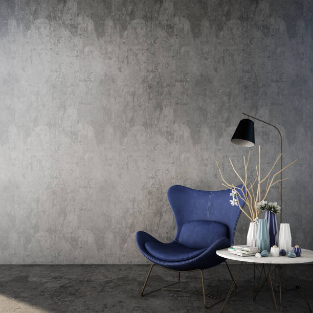istock interior design for reception area in modern style with plant , chair ,table and many props on wood floor and white wall /3d rendering/3d illustration 1012445908