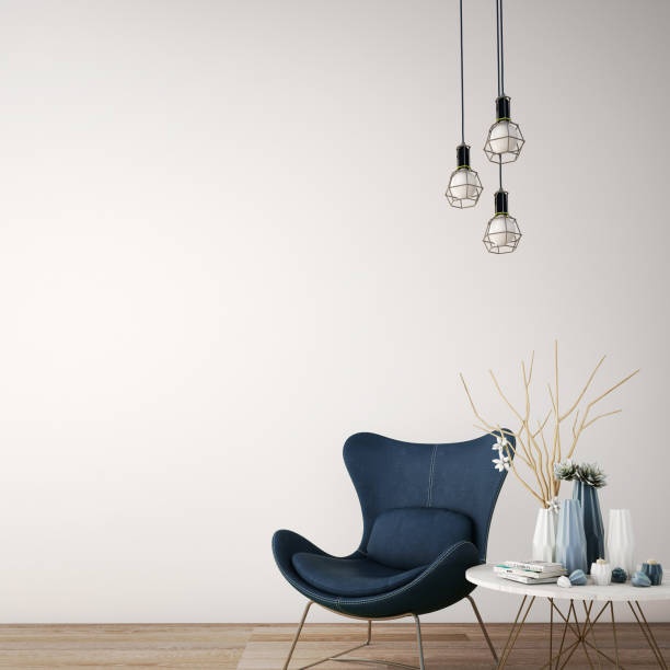 istock interior design for reception area in modern style with plant , chair ,table and many props on wood floor and white wall /3d rendering/3d illustration 1012445936
