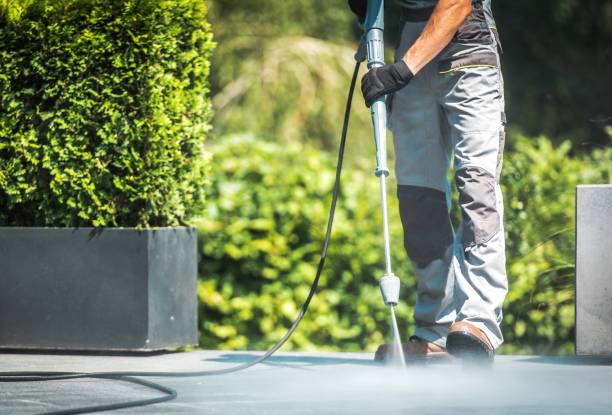 Patio Pressure Cleaning Stock Photo - Download Image Now - High Pressure Cleaning, Cleaning, Washing - iStock