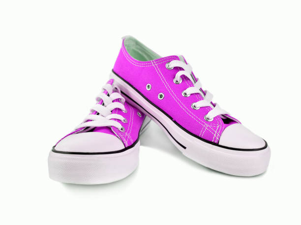 istock a pair of pink sneakers 1012472928