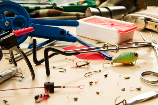 istock A set for winter fishing on a predatory fish 1012481468