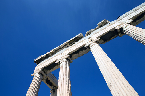 Parthenon on the Acropolis in Athens, Greece