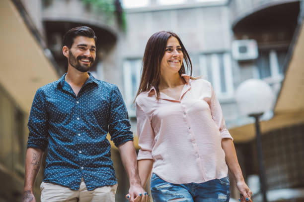 istock Romantic couple on street 1012507282